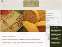 Tablet Screenshot of biscottidiprosto.com